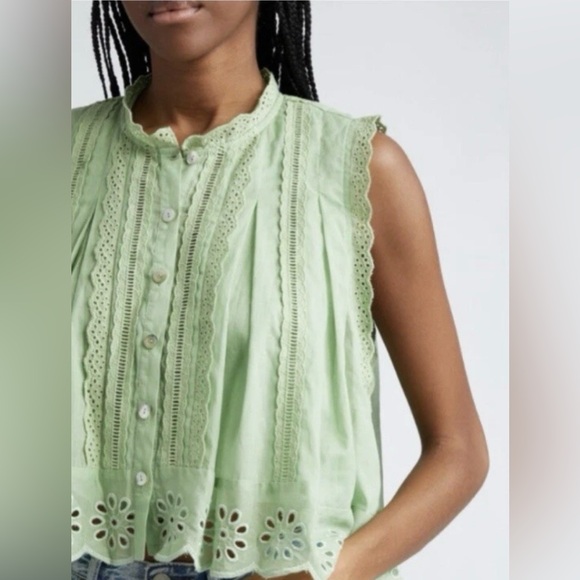 FARM Rio Tops - Farm Rio eyelet blouse. NWOT